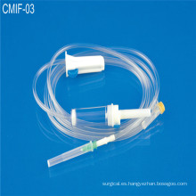 Conjunto médico de infusión desechable con CE, ISO, GMP